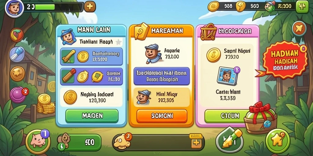 remi62 - Fitur multiplayer untuk bermain bersama teman.